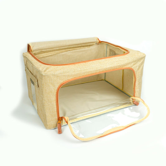 Caja organizadora con estructura metalica pequeña